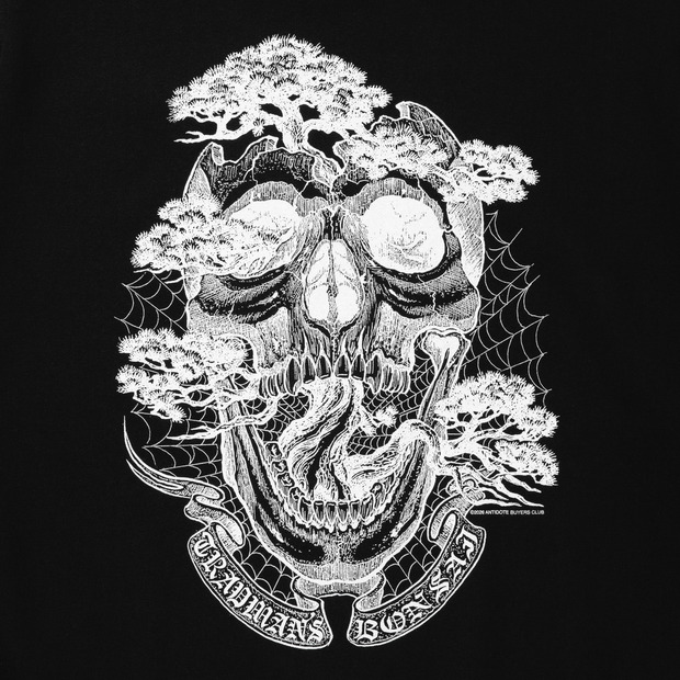 Bonsai Skull Loopwheel Sweat Crew 【Antidote Buyers Club &times; TRADMAN'S BONSAI】 詳細画像